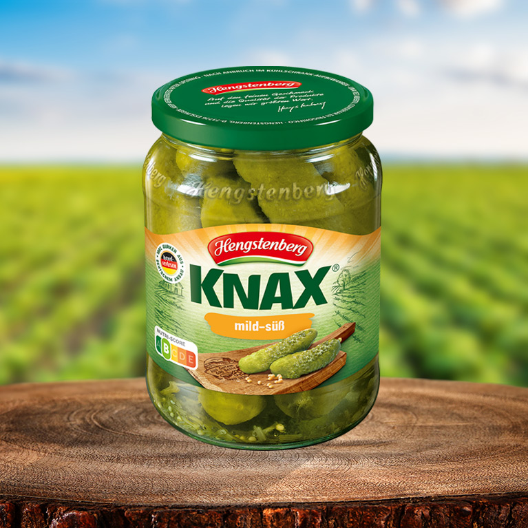 KNAX Gewürzgurken mild-süß