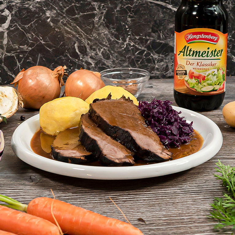 Sauerbraten mit Altmeister Sauerbraten mit Altmeister