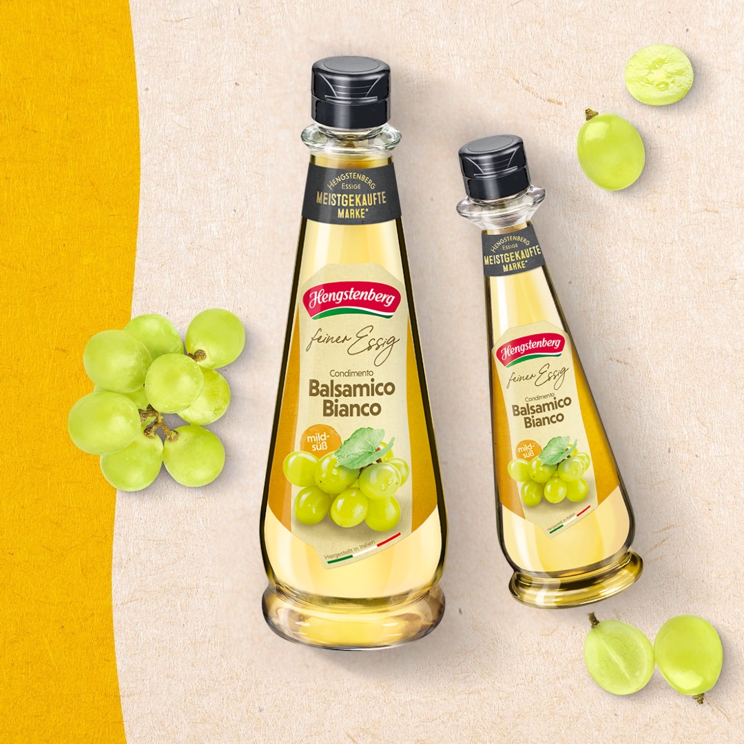 Condimento Balsamico Bianco 500ml - Feine Essige von Hengstenberg