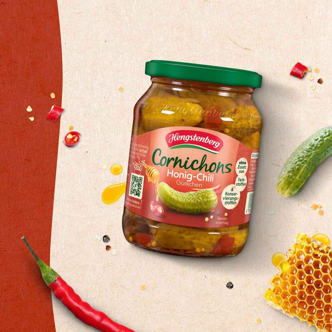 Cornichons Honig-Chili