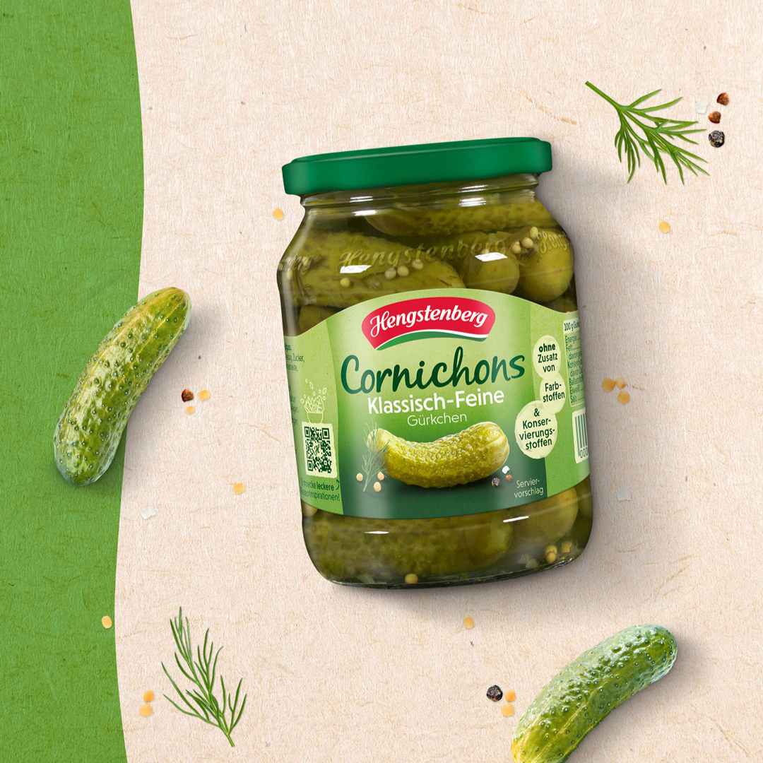 Klassische Cornichons