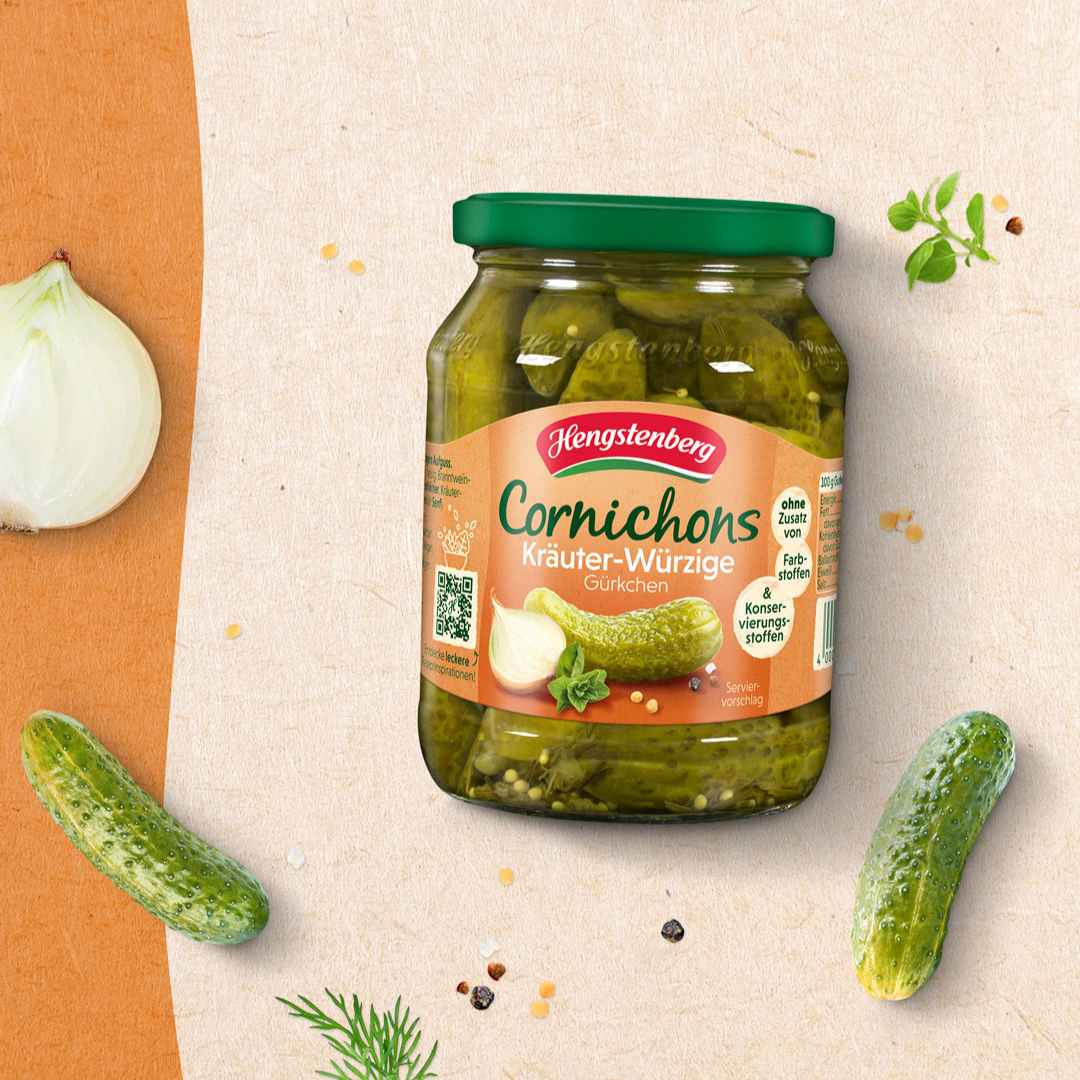 Kräuter Cornichons