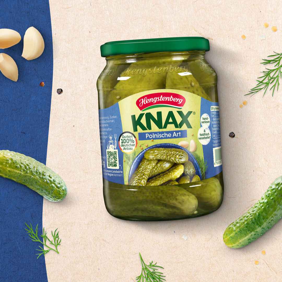 KNAX Gewürzgurken Polnische Art