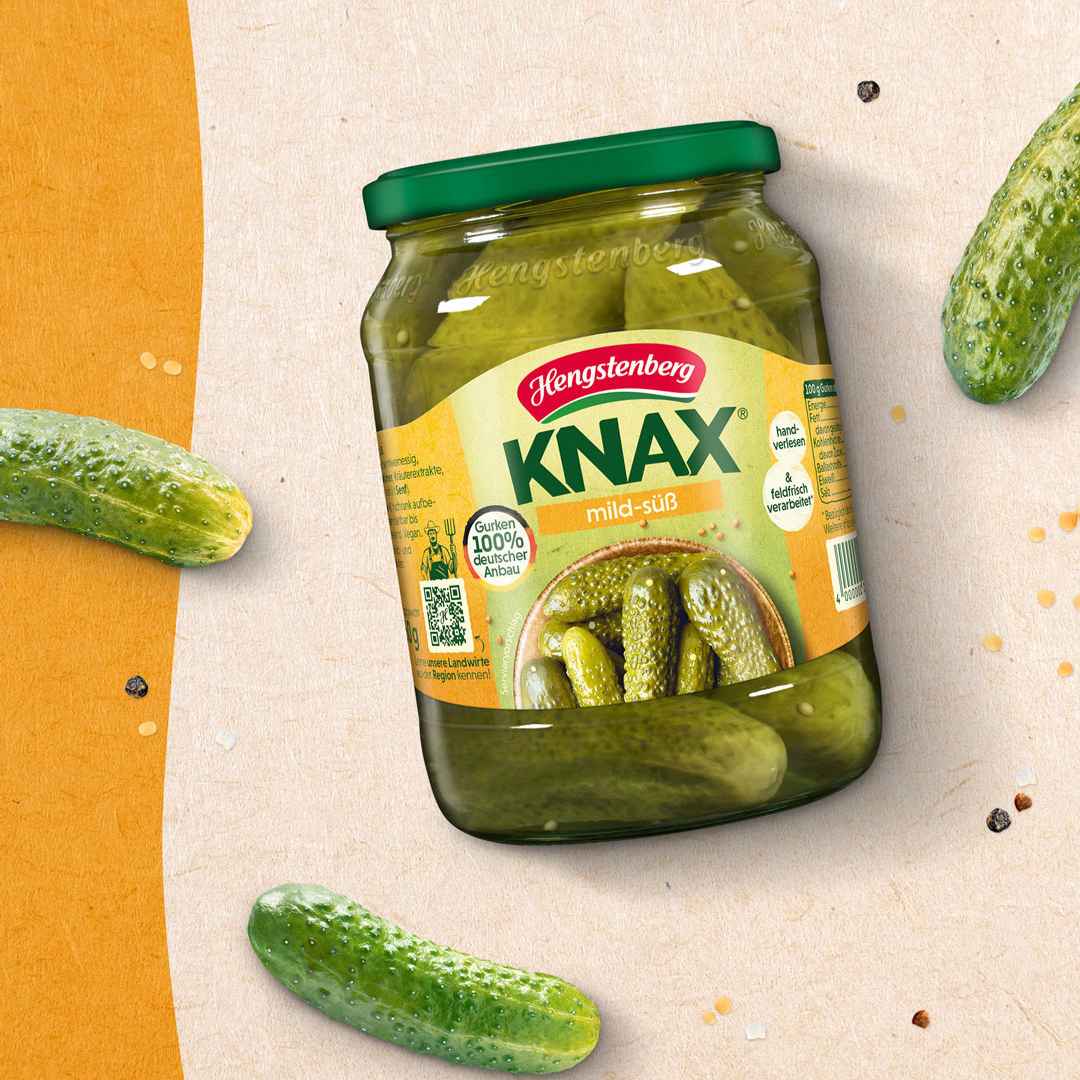 KNAX Gewürzgurken mild-süß