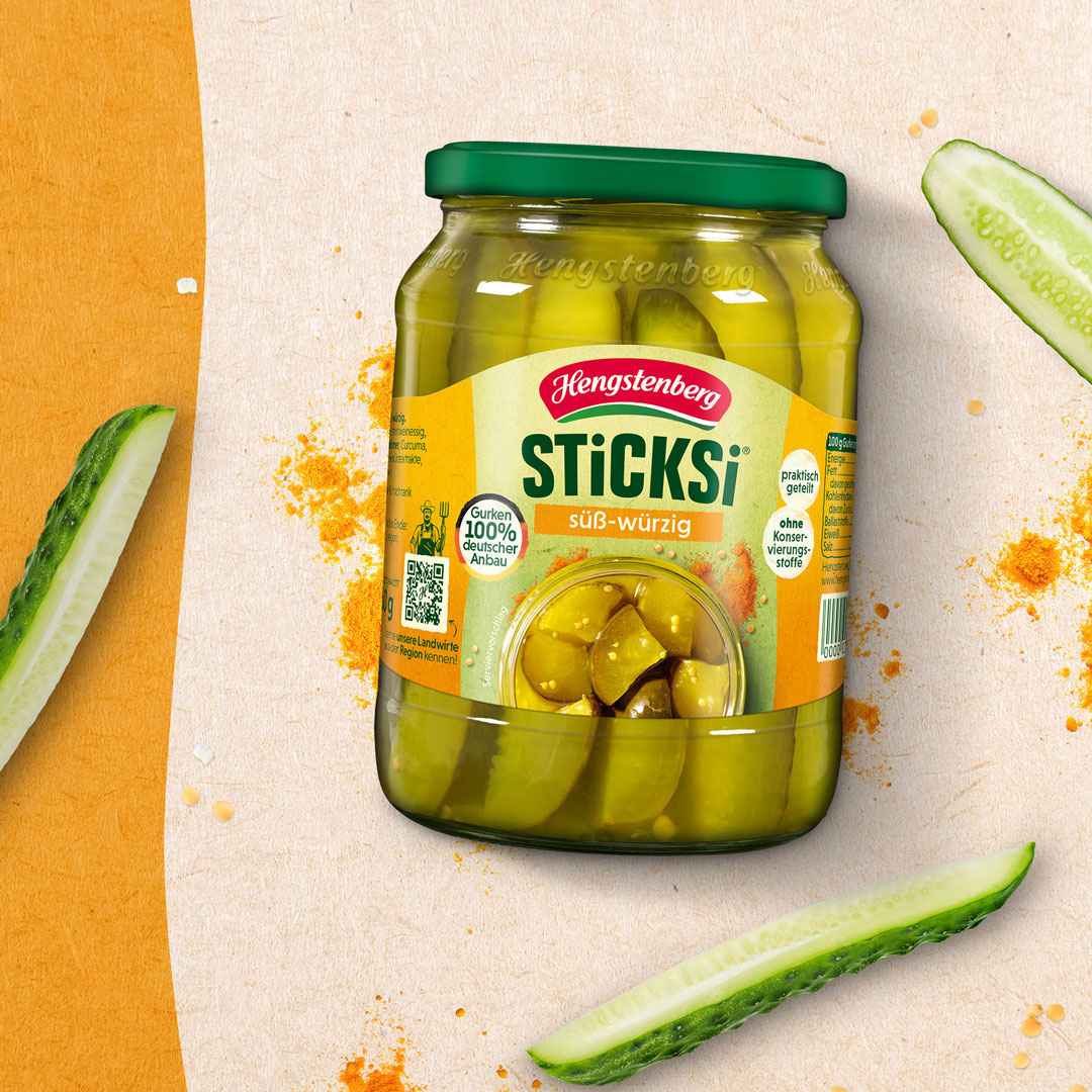 STiCKSi Gurkenviertel süß-würzig