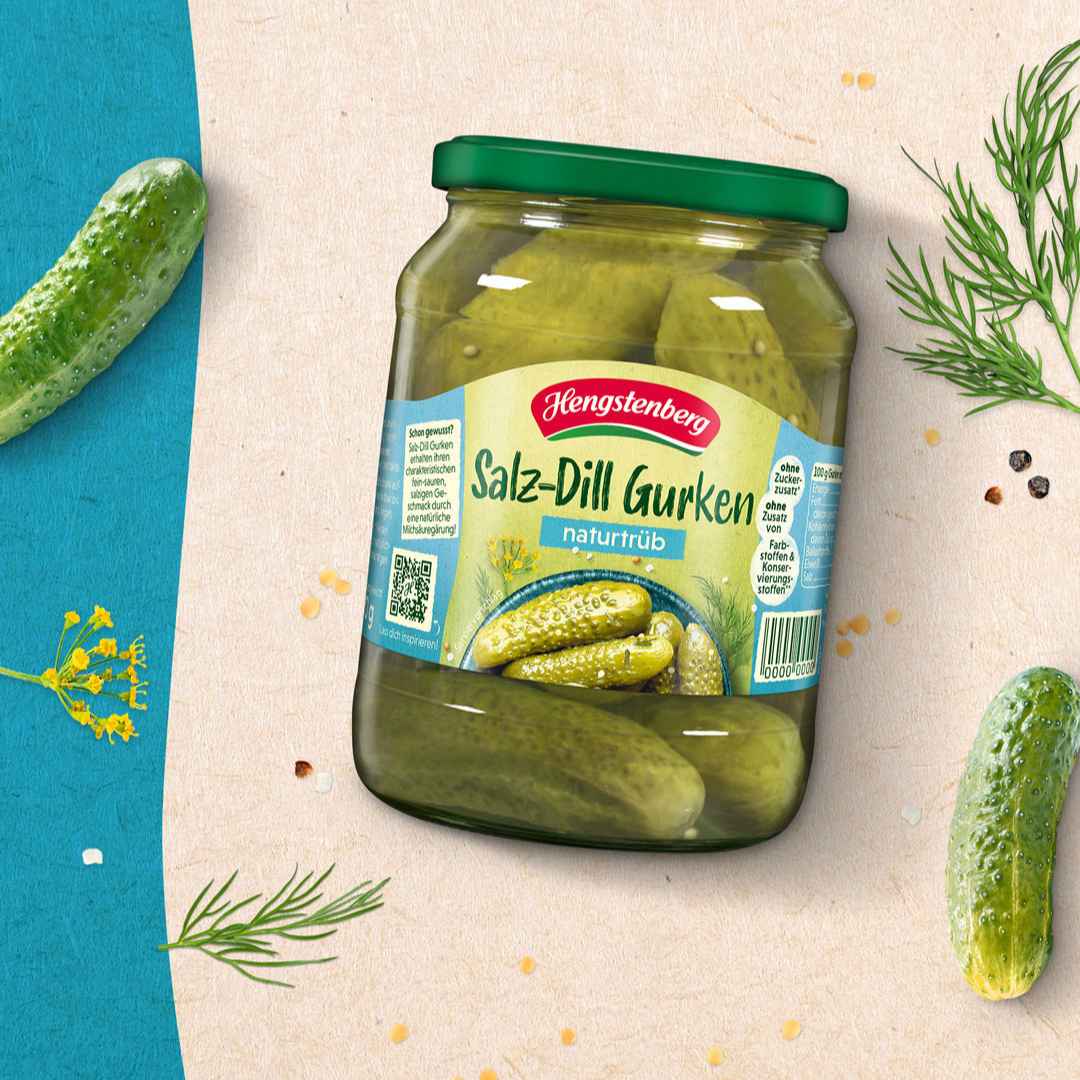 Salz-Dill-Gurken