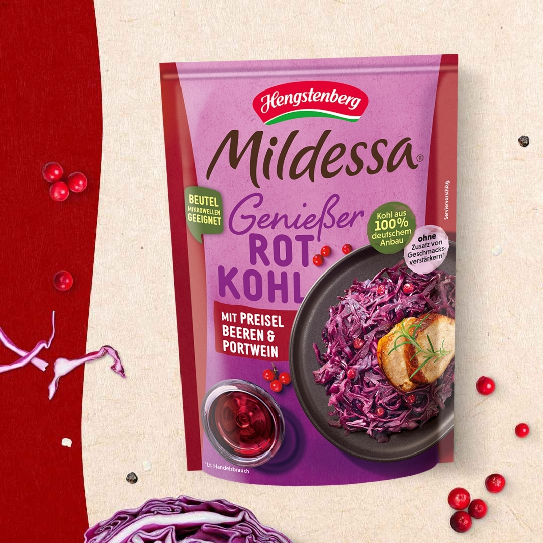 Genießer Rotkohl mit Portwein und Preiselbeeren