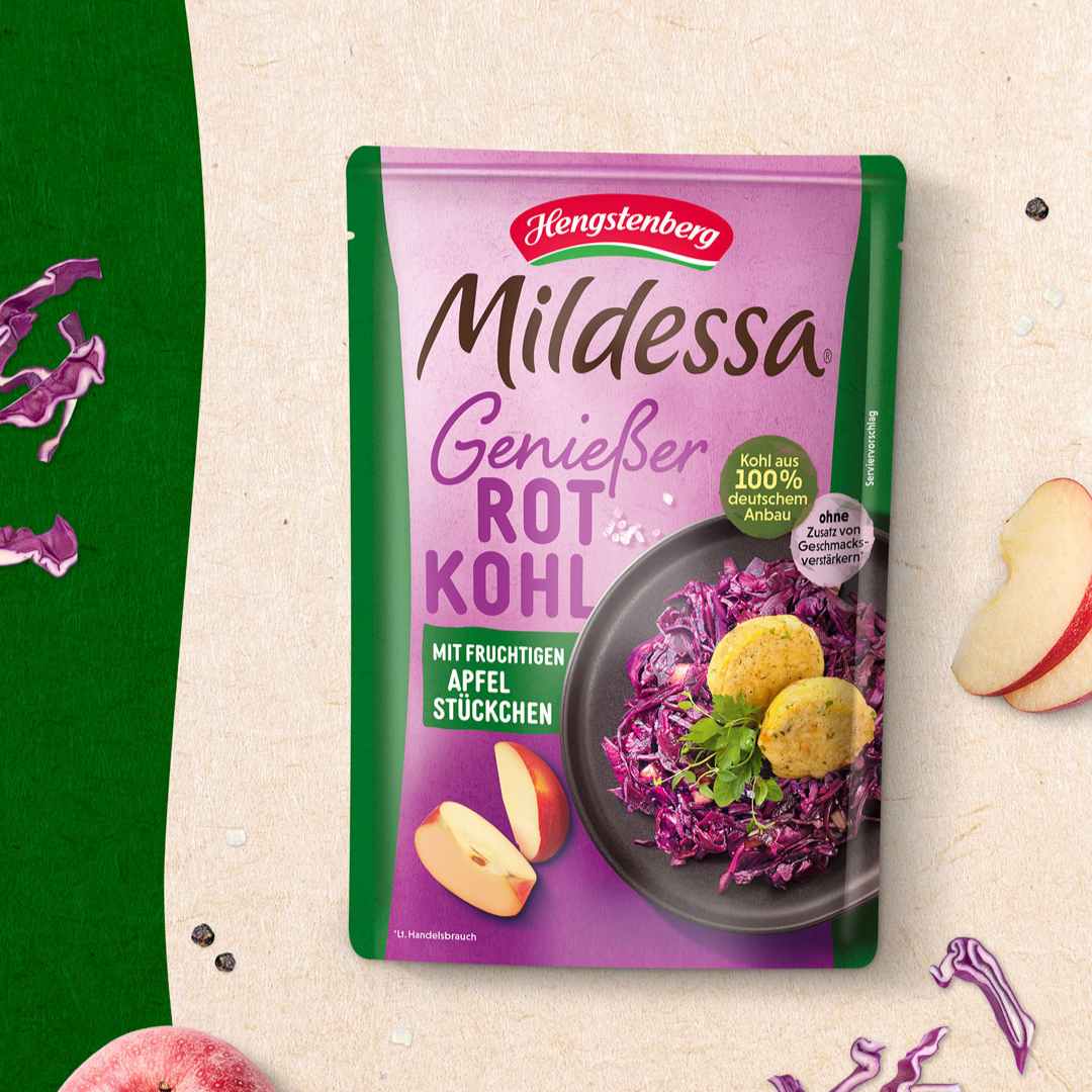 Mildessa Genießer Rotkohl mit Apfelstückchen