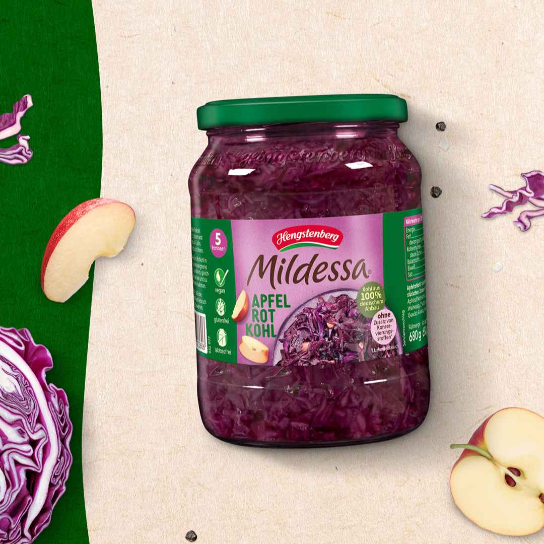 Mildessa Apfelrotkohl