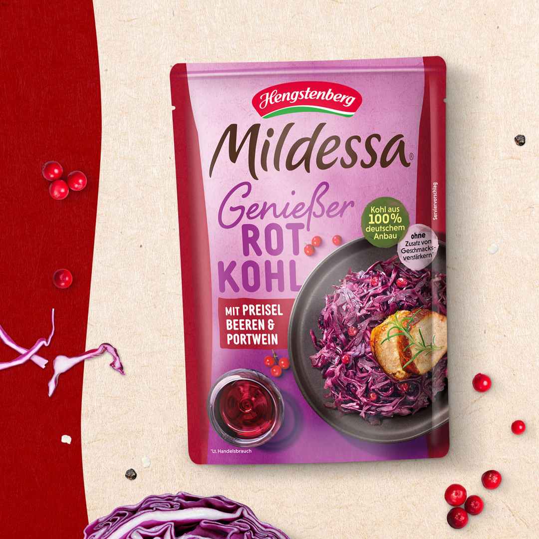 Genießer Rotkohl mit Portwein und Preiselbeeren