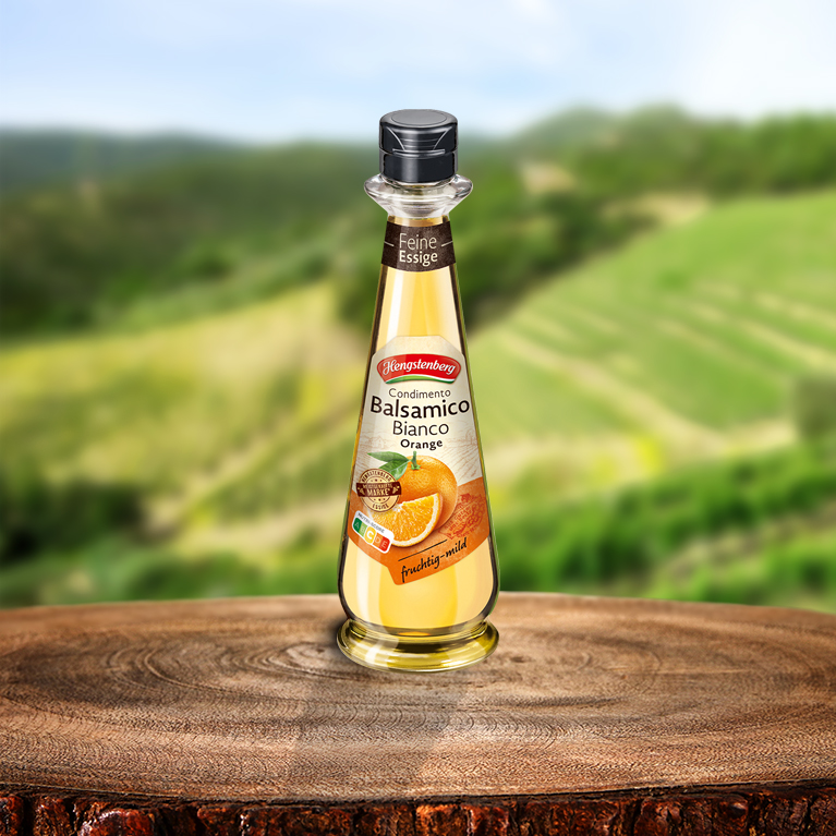 Condimento Balsamico Bianco Orange 250ml - Feine Essige von Hengstenberg