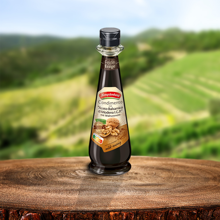 Condimento aus Aceto Balsamico di Modena mit Walnussnote 250ml - Feine Essige vo