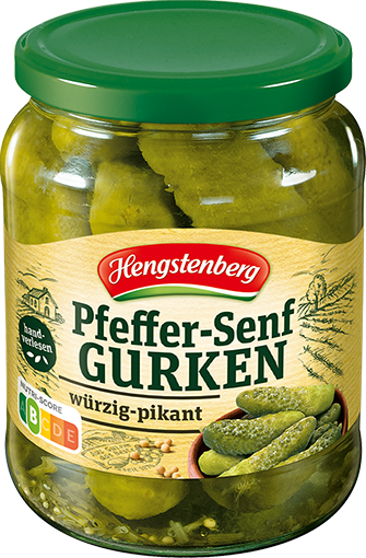 Pfeffer-Senf Gurken
