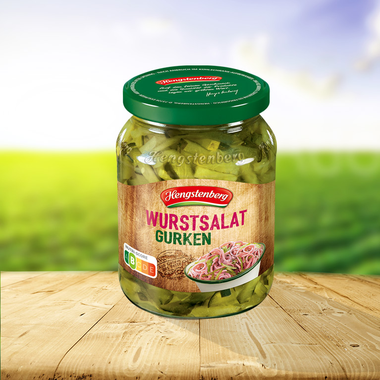 Wurstsalat Gurken