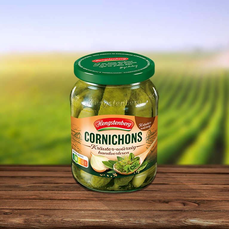 Kräuter Cornichons