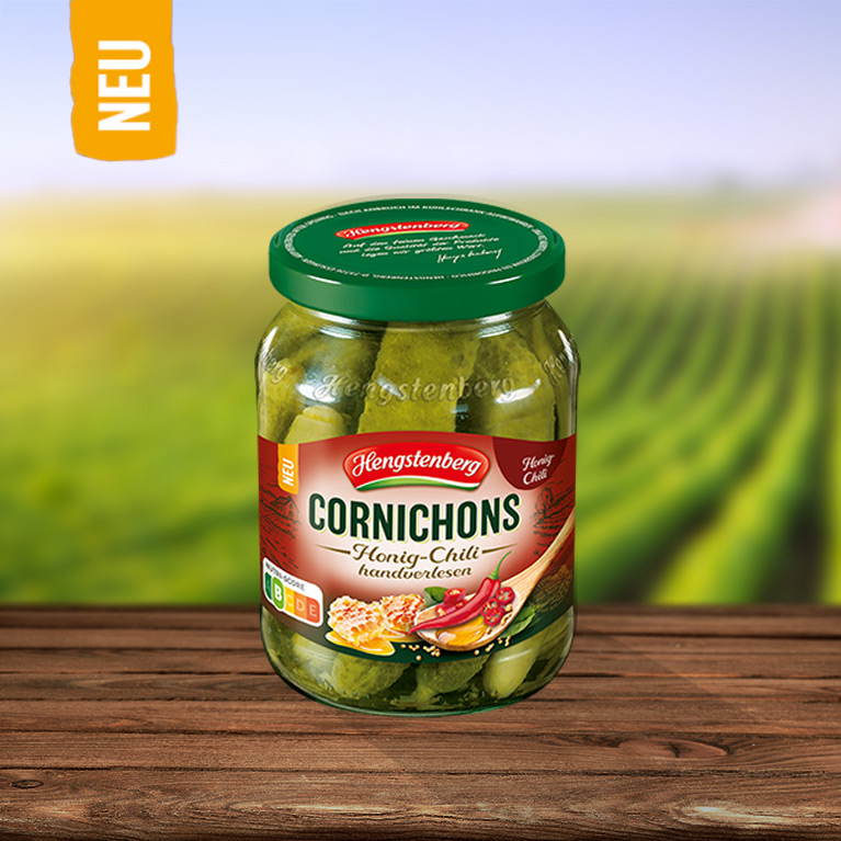 Cornichons Honig-Chili