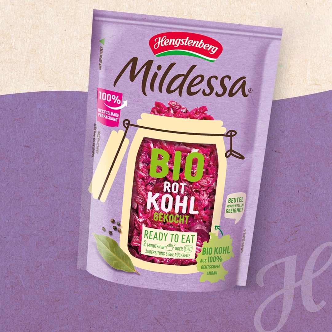 Mildessa BIO Rotkohl gekocht