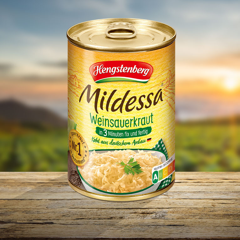 Mildessa Weinsauerkraut 3 Minuten