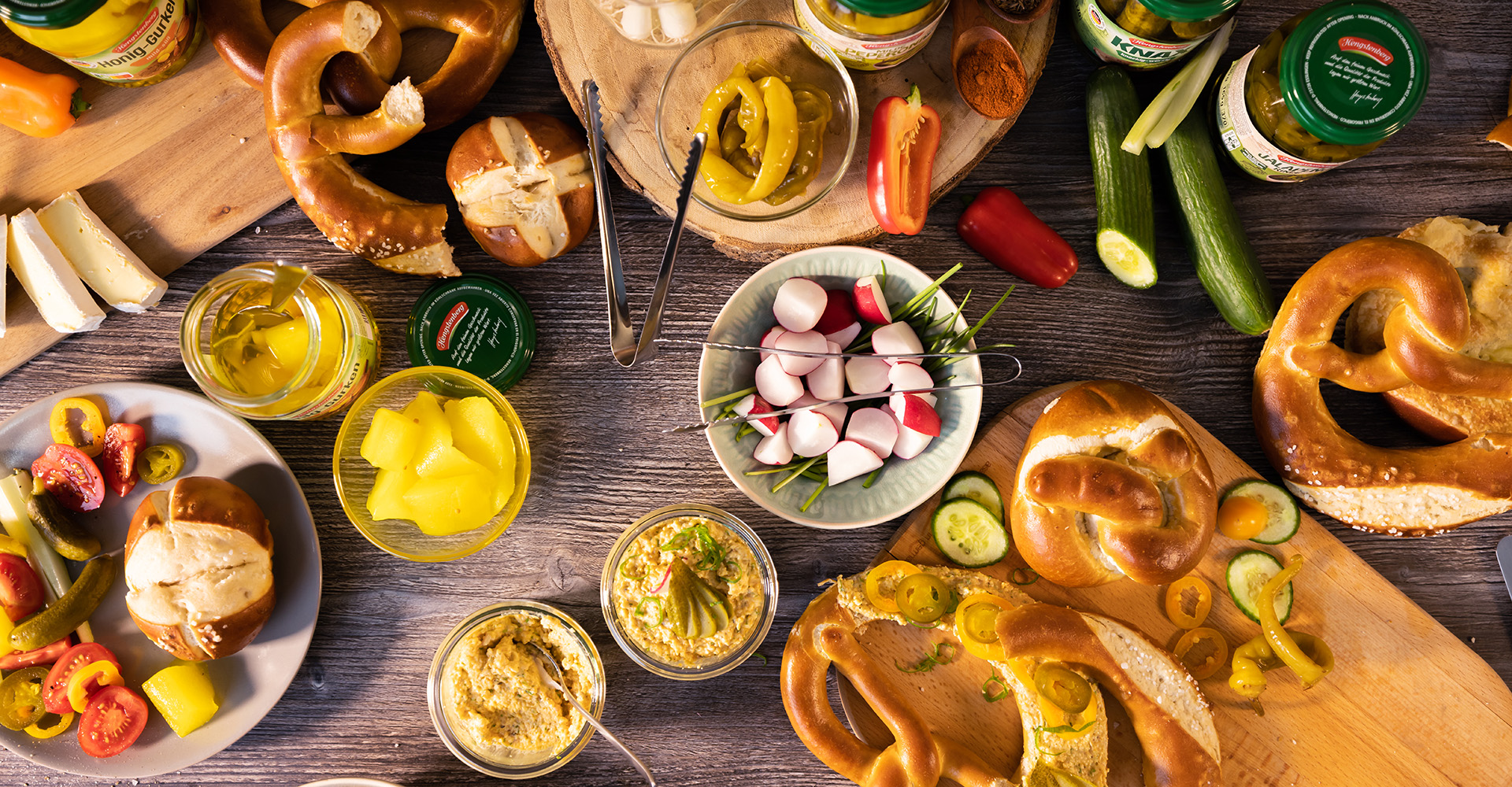 Bayerische Brotzeit mit Obadzda