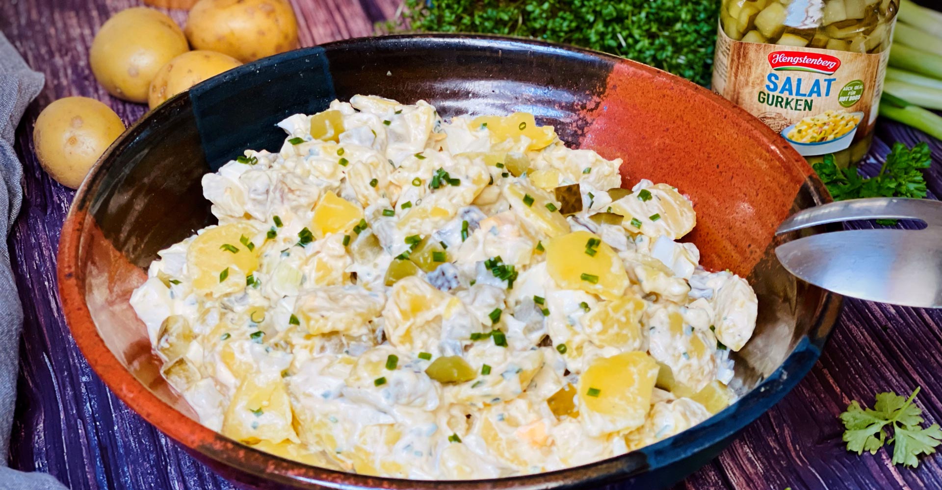 Kartoffelsalat mit Mayonnaise