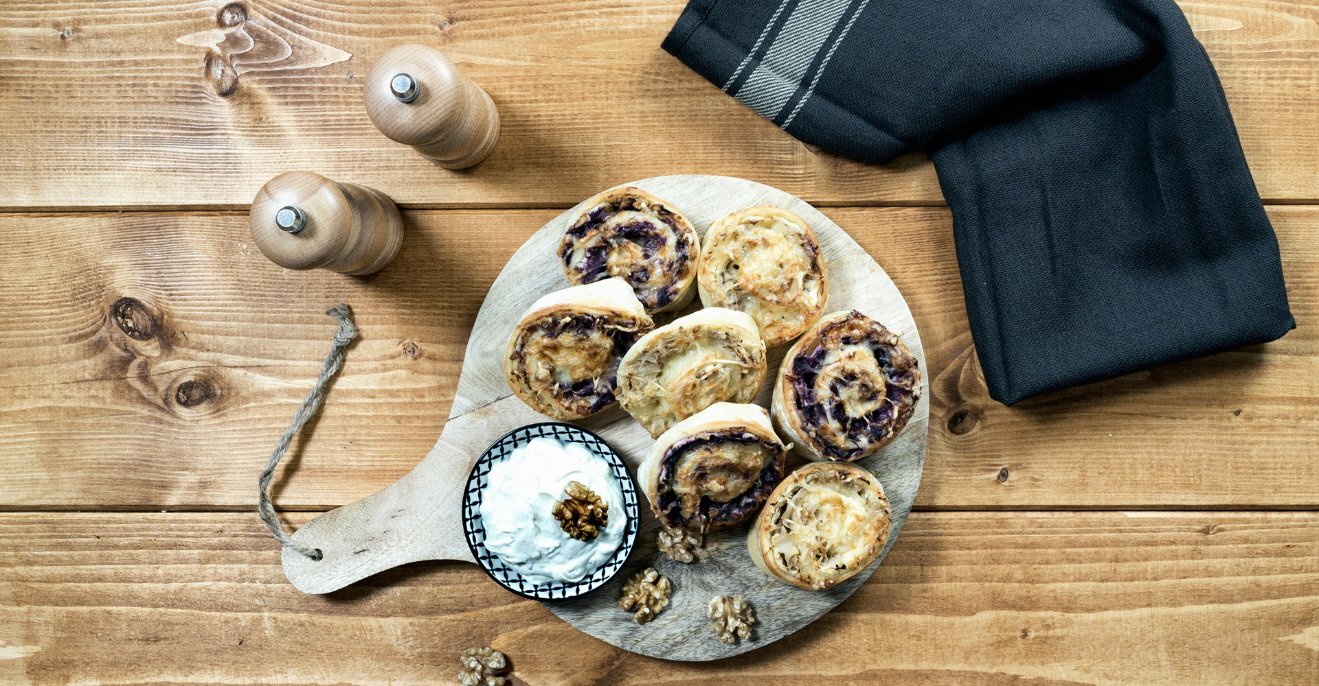 Rezeptvideo für Krautschnecken als Fingerfood